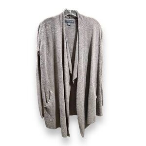 Barefoot Dreams Cozy Ultra Lite Shawl Pointelle Boucle  Cardi Sweater Women XXS